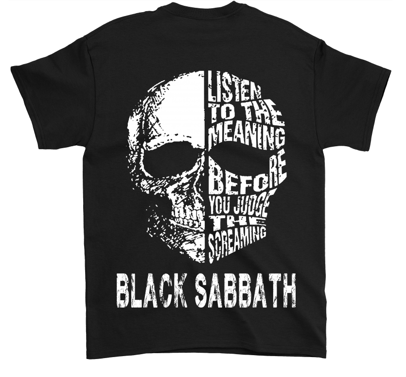 Black Sabbath - - Hong Kong Souvenir T Shirts (1000x1000), Png Download