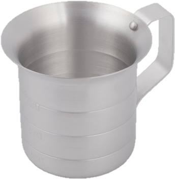Winco Measuring Cup 1/2 Qt - Cup (400x400), Png Download