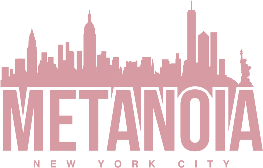 Metanoianyc Shirt2-02 - Black And White New York City Skyline (1000x1000), Png Download
