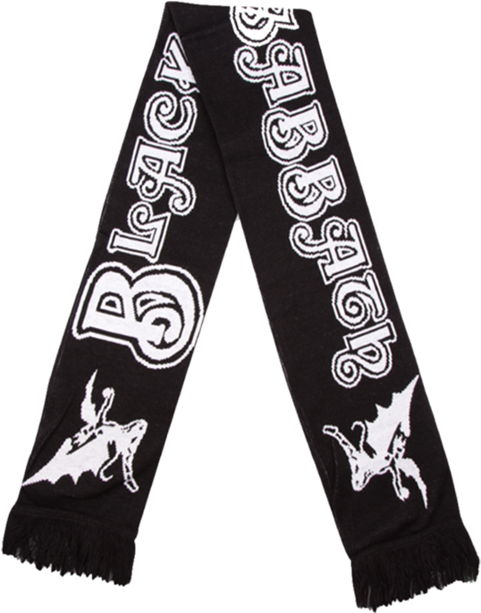 Logo Scarf - Black Sabbath Logo Scarf (1000x1000), Png Download
