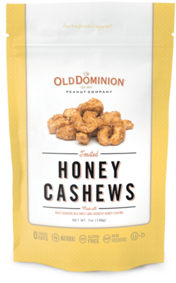 Old Dominion Toasted Honey Cashews - Old Dominion Peanut Company Toasted Honey Cashews Nut (300x448), Png Download