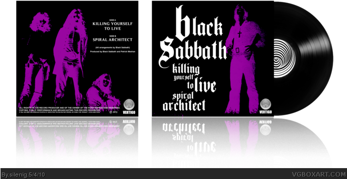 Killing Yourself To Live Box Art Cover - Black Sabbath (700x447), Png Download