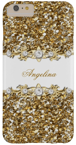 Iphone 6 Plus Gold Case For Girls (531x531), Png Download