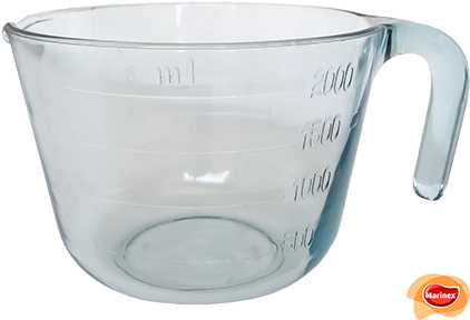 6512 Measuring Cup 2lt - Measuring Cup 2lt (500x500), Png Download