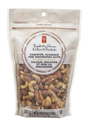A Resealable Bag Of Pc Cashews, Almonds And Macadamia - Cranberry Bean (420x420), Png Download