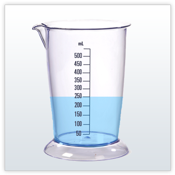 2 - 5ml - Measuring Jug With Water (350x350), Png Download