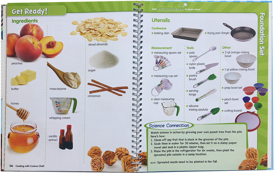 Cooking With Curious Chef Cookbook (1200x868), Png Download