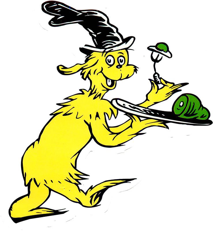 Green Eggs And Ham Clip Art - Sam I Am Green Eggs And Ham Png (863x837), Png Download