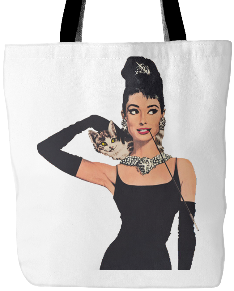 Audrey Hepburn Tote Bags - Audrey Hepburn Dress In Breakfast At Tiffany's (1024x1024), Png Download