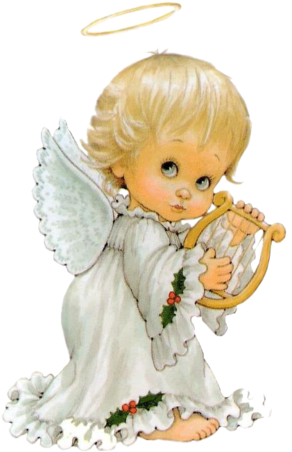 Baby Angel Transparent Image - Cute Baby Angel Clipart (445x688), Png Download