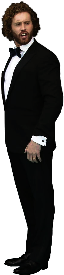 Personman 'tj Miller' Gawking At Woman - Formal Wear (435x958), Png Download