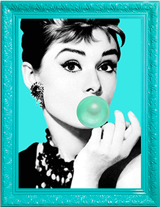 Audrey Hepburn Chicl - Audrey Hepburn (448x448), Png Download