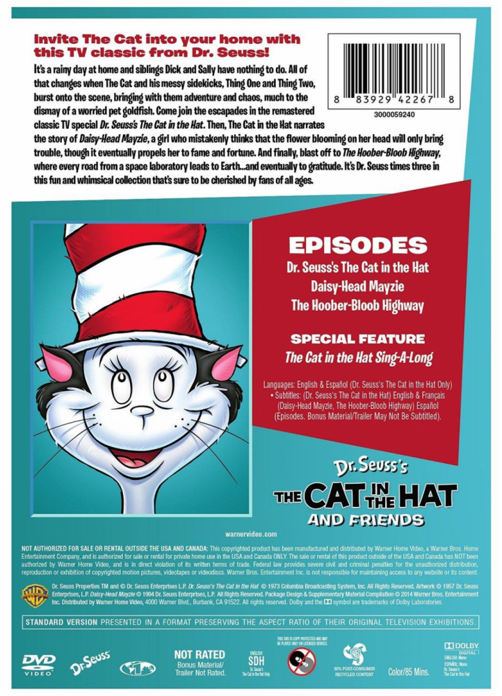Auction - Cat In The Hat And Friends (1000x1000), Png Download