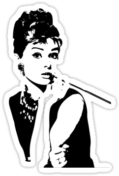 Breakfast At Tiffanys Audrey Hepburn (375x360), Png Download