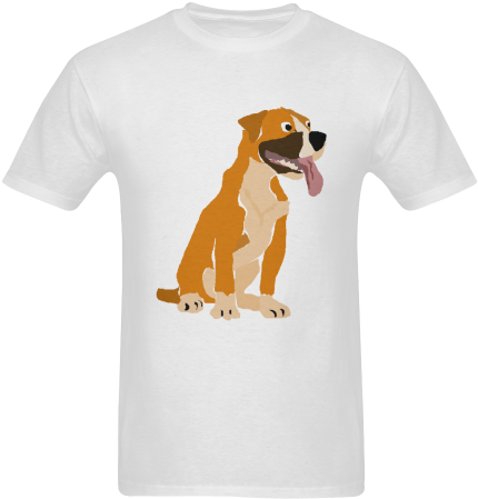 Funny Boxer Dog Art Sunny Men's T- Shirt - Autopilot Off T Shirt (500x500), Png Download