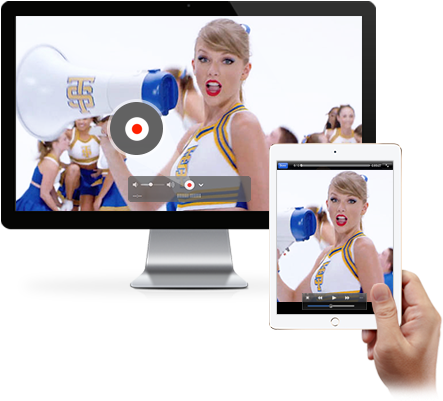 Share Ipad Screen With Mac Via 5kplayer - Screen Mirror Png (450x420), Png Download