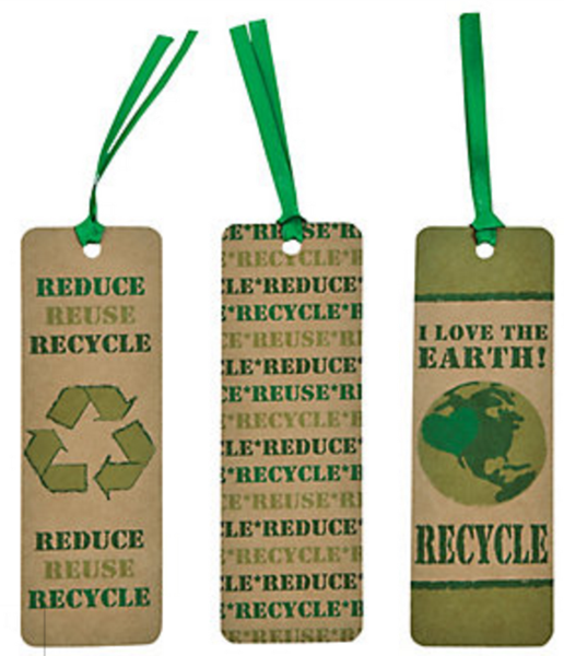Download Recycle, Reduce, Reuse Box - Recycle Kraft Paper Bookmarks ...