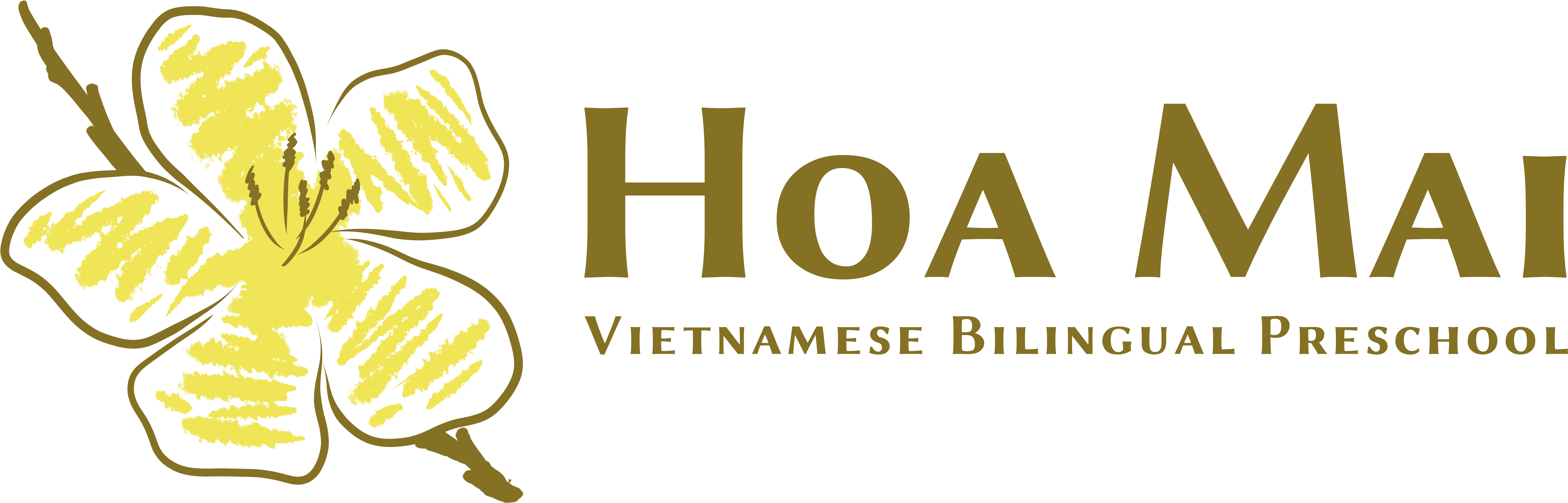 Hoa Mai Final Logo - Preschool (10000x3344), Png Download