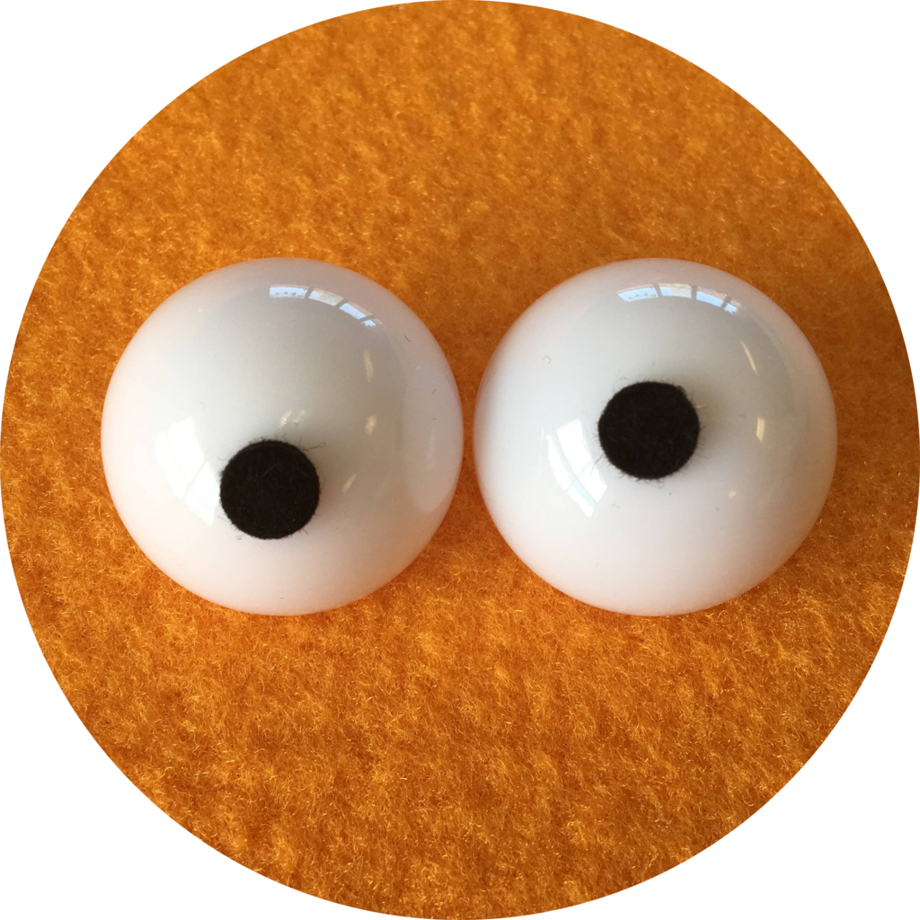 35mm Half Dome Eyes With Metal Fastener - Half Dome (1024x1024), Png Download