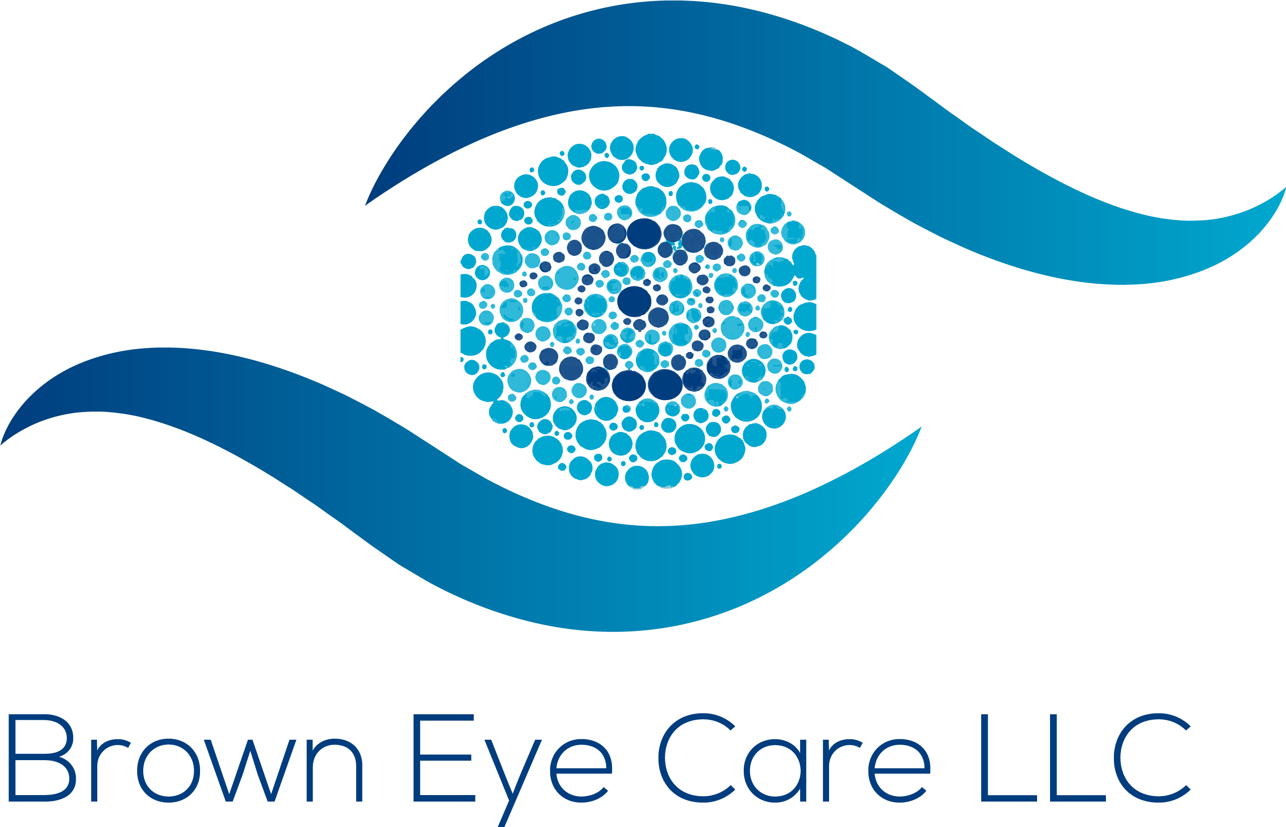 Brown Eye Care Llc (2577x1686), Png Download
