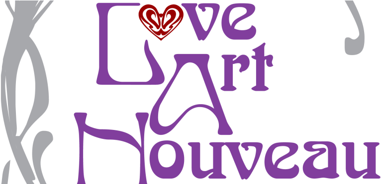 Do You Love Art Nouveau - Art Nouveau Love (850x370), Png Download