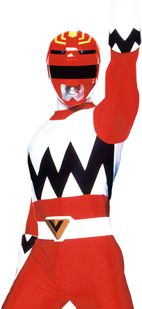 Plg Charachter Red - Power Rangers Lost Galaxy Red (440x445), Png Download