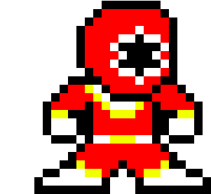 Red Power Ranger Zeo - Cartoon (1200x1200), Png Download