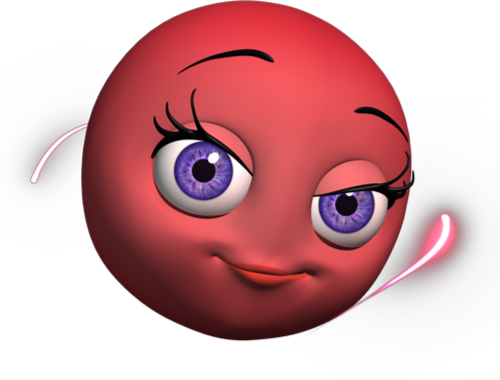 Oxygen Molecule With Face (500x380), Png Download