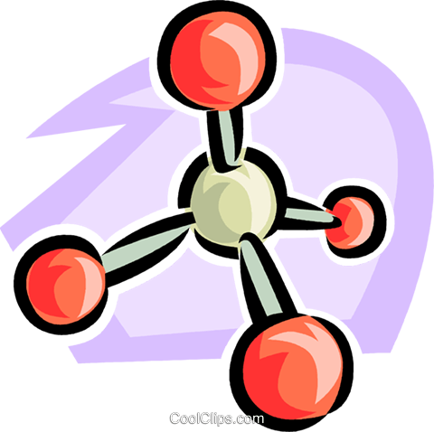 Molecules Royalty Free Vector Clip Art Illustration - Illustration (480x478), Png Download