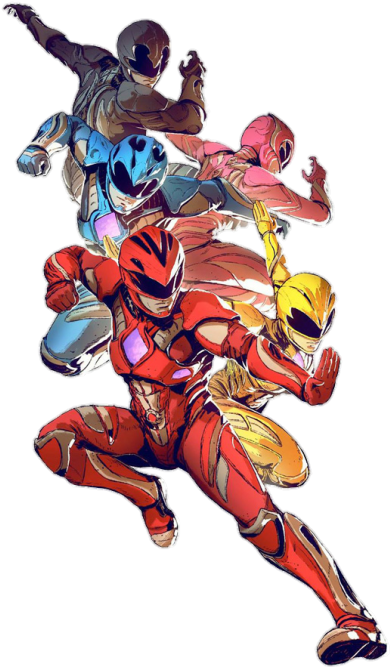 Transparent Power Rangers Poster Edit I Made For @zord-on - Power Rangers Coloring Book: Great Coloring Pages (421x750), Png Download