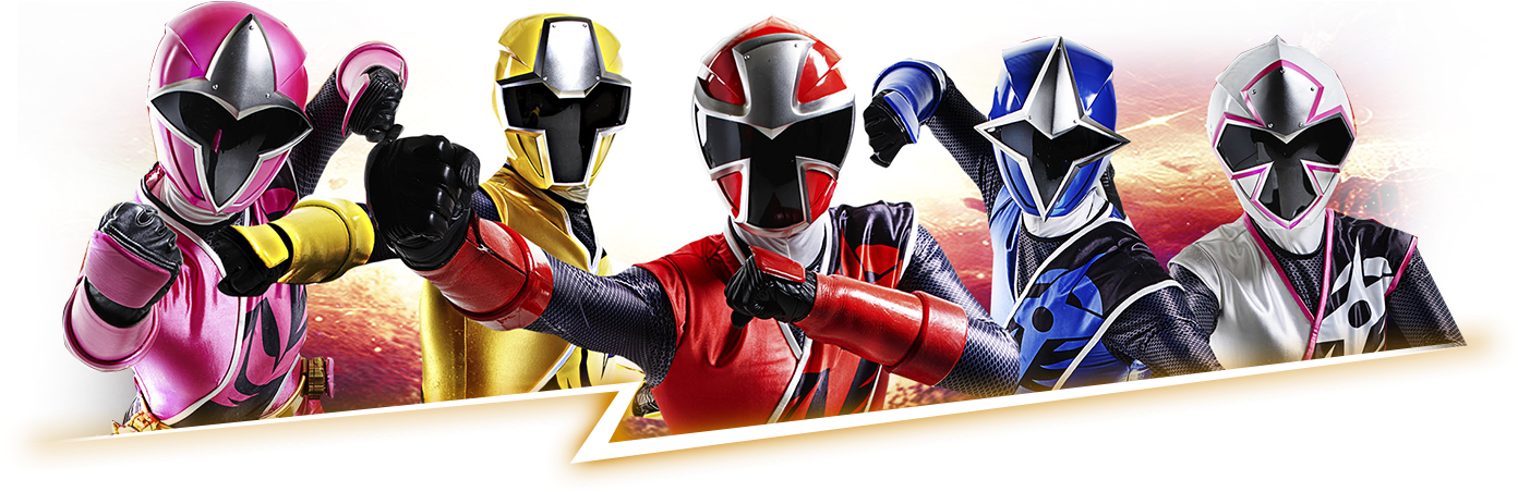 Power Rangers Ninja Steel - Power Rangers (1400x500), Png Download