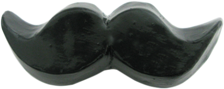 Black Mustache Drawer Knob - Drawer (960x720), Png Download