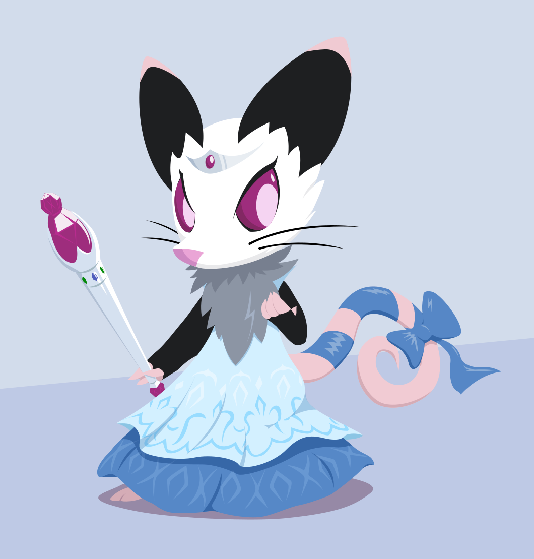 Royal Opossum - Cartoon (1060x1109), Png Download