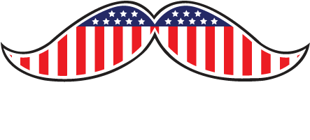 Ami White - American Mustache (506x259), Png Download