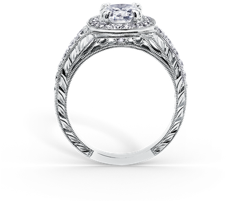 Kirk Kara Engagement Ring - Engagement Ring (350x350), Png Download
