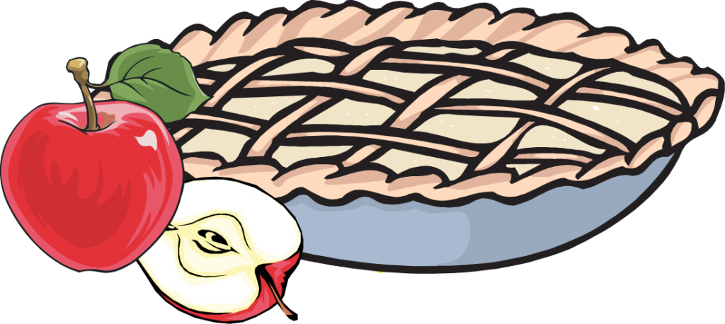 28 Collection Of Whole Apple Pie Clipart - Clip Art Apple Pie (1024x458), Png Download