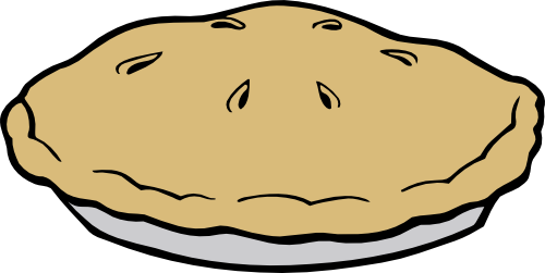 Whole Pie Clipart 28 Collection Of Top View Whole Pie - Whole Pie Clipart (500x251), Png Download