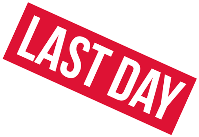 Last Day Of Sale Sign April 29th - Daily Routine Makeover: Guide To Focused Action, Productivity (720x720), Png Download
