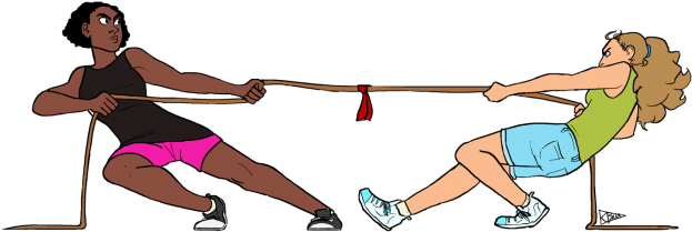 Conflict Tug Of War E1392684462585 - Conflict Transparent (700x273), Png Download