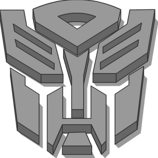 Photo - Autobots 3d Model Logo (530x530), Png Download