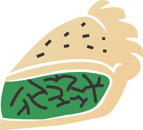 This Free Clipart Png Design Of Green Pie Clipart Has - Clip Art (600x545), Png Download