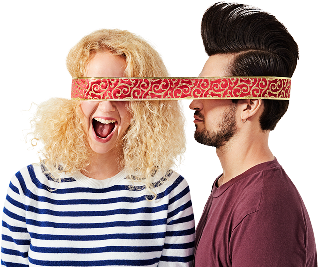 Boy And Girls Heads Wrapped In Ribbon - Family Fun At Simon! (708x550), Png Download