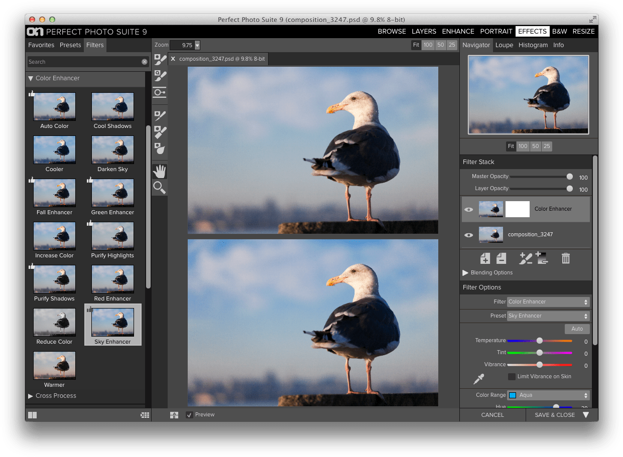 Sky Enhancer - Color (1256x926), Png Download