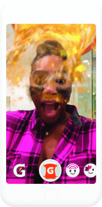 Discover - Gatorade Shower (358x697), Png Download