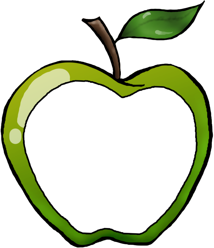 Apple Clipart Dj Inkers - Clip Art (689x800), Png Download