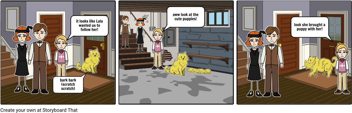 My Dog Lala - Cartoon (1164x385), Png Download