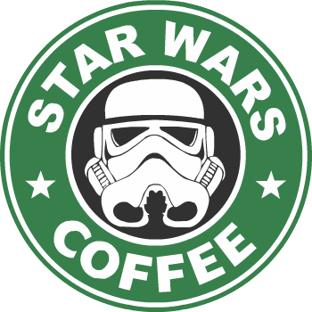 Starbucks Logo Transparent Png Starwars Coffee - Star Wars Coffee (350x350), Png Download