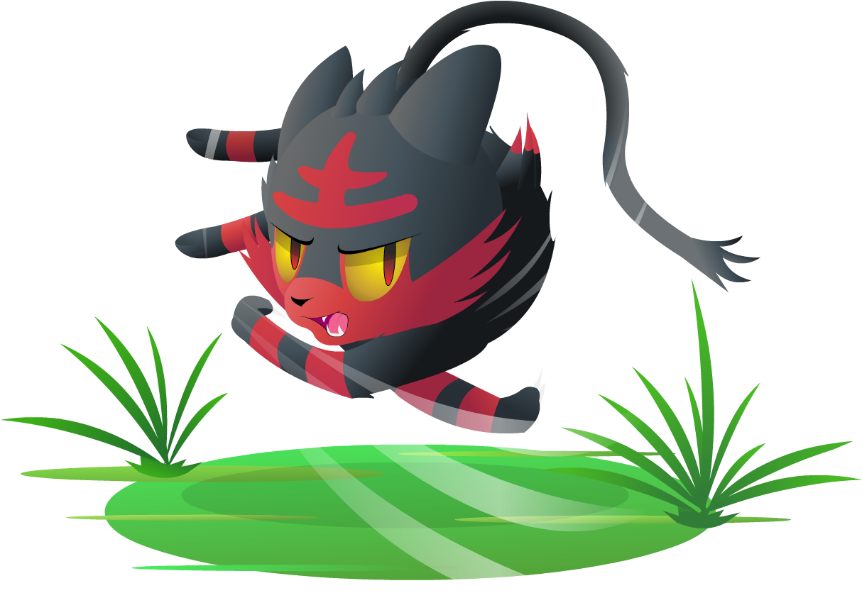 Litten - Illustration (1280x1000), Png Download