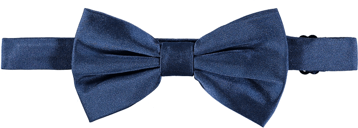 Blue Silk Bow Tie - Necktie (750x750), Png Download