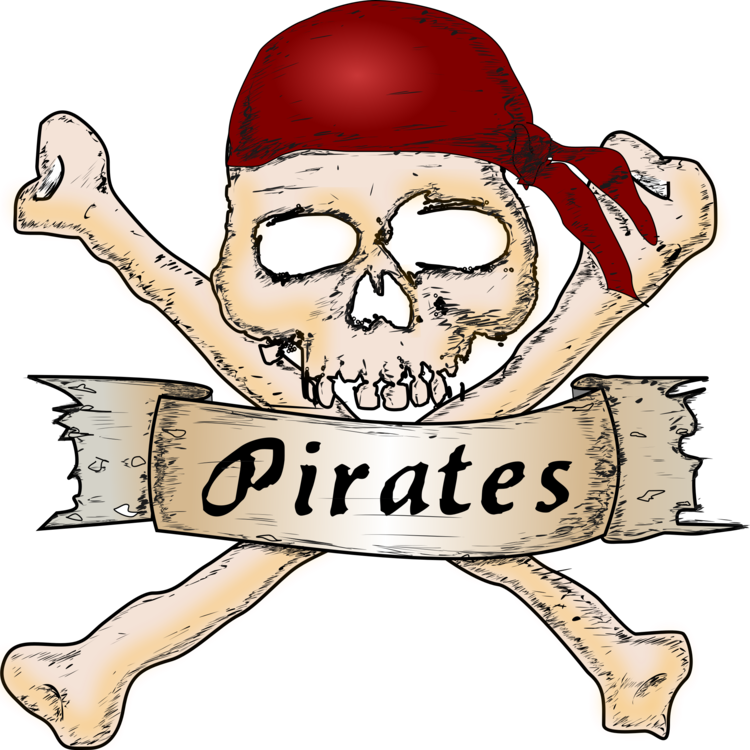 Pirate Party Skull And Crossbones Symbol Jolly Roger - Pirates Kids (750x750), Png Download
